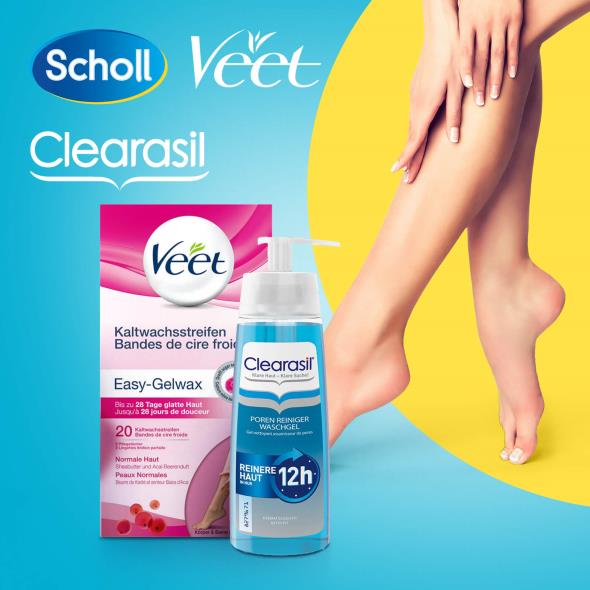 Scholl, Veet, Clearasil