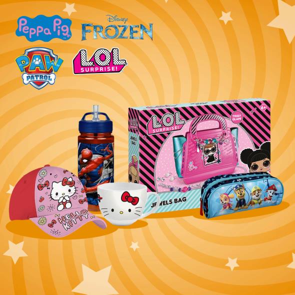 Peppa Pig, LOL, Paw Patrol, Frozen