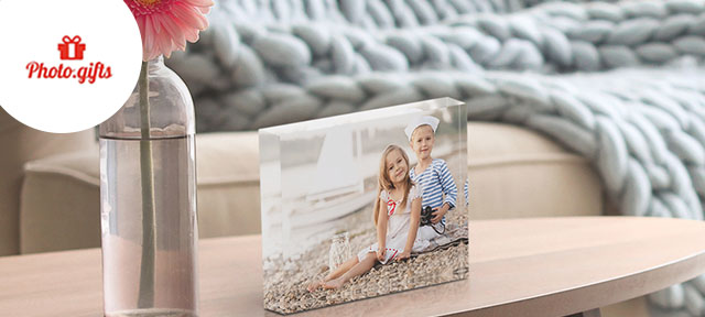 Personalisierter Acrylblock