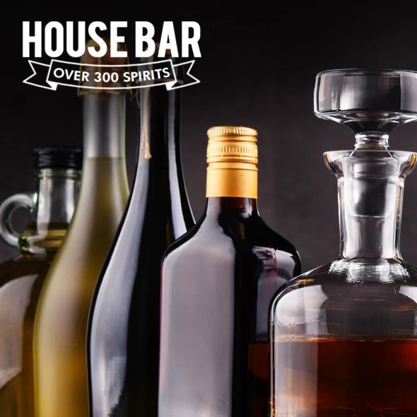 House Bar over 500 Spirits