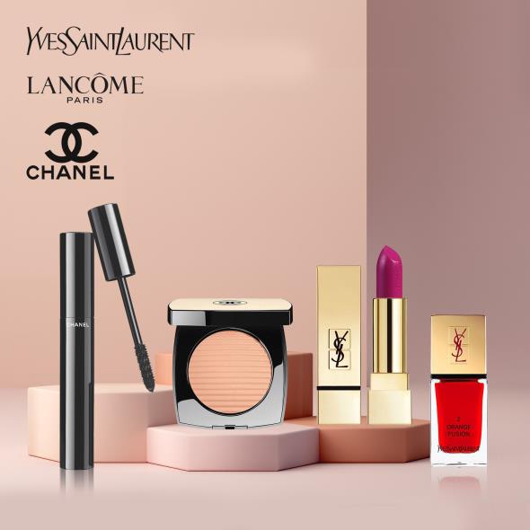 Yves Saint Laurent, Lancôme, Chanel
