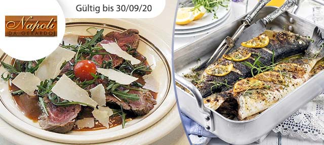 3-Gang-Menü mit Fisch oder Fleisch