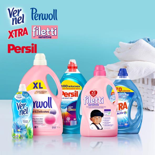 Filetti, Persil, Perwoll, Vernel, X-Tra