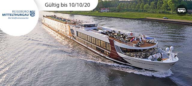 7-tägige Rhein/Main-Flusskreuzfahrt