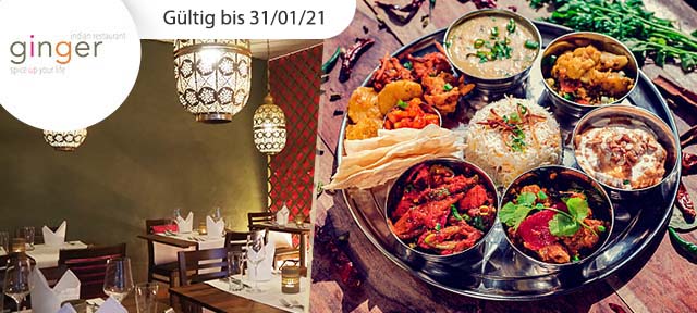 Indisches Thali nach Wahl 