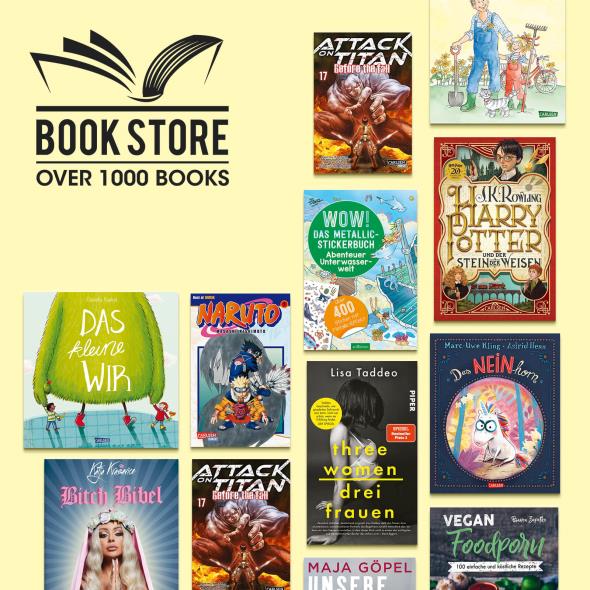 Bookstore - over 1000 Books