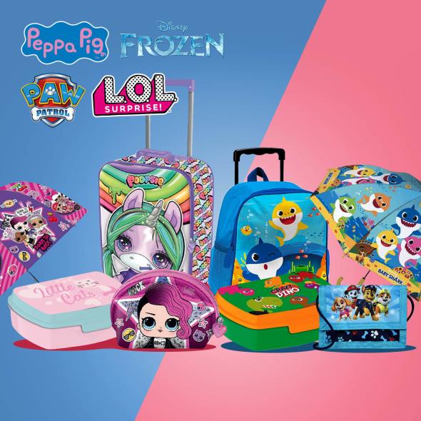 Peppa Pig, Disney Frozen, Paw Patrol, L.O.L Surprise