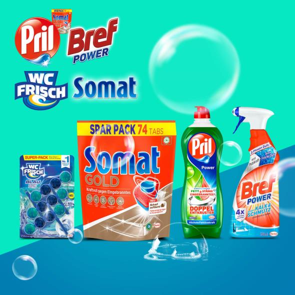 Bref, Pril, Somat, WC Frisch
