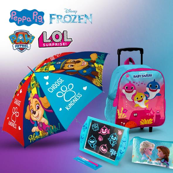 Peppa Pig, Frozen, Paw Patrol, LOL