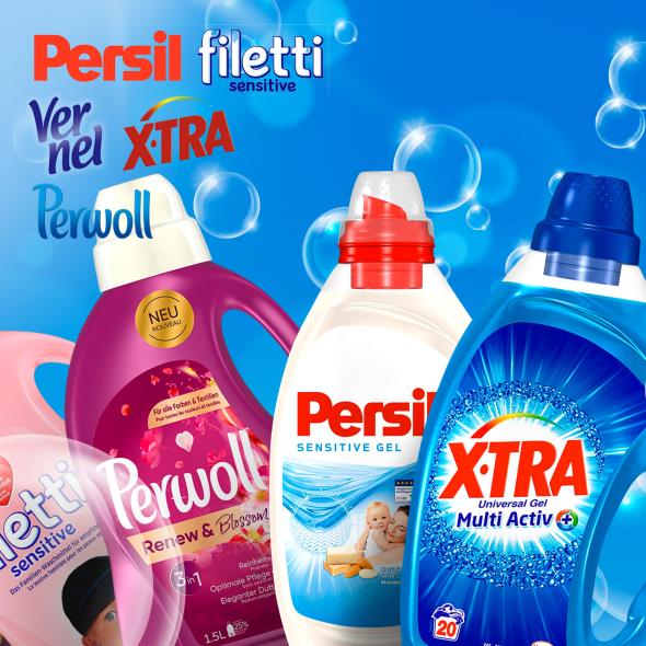 Persil, Filetti, Perwoll, X-Tra & Vernel