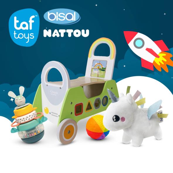 taf toys, bisal, Nattou