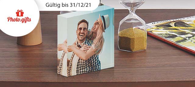 Personalisierter Acrylblock