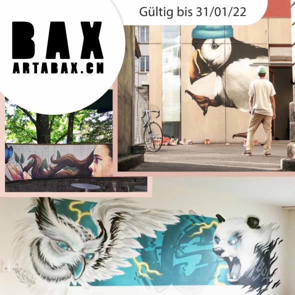 Graffitikunst für Räume und Flächen