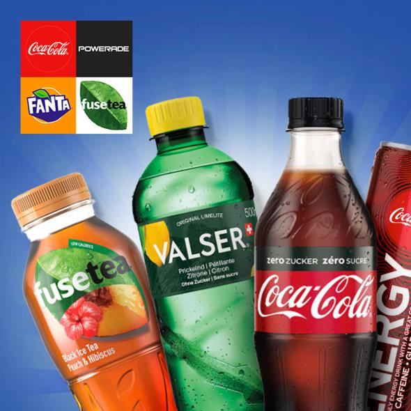 Cola - Fanta - Fusetea - Valser - Monster