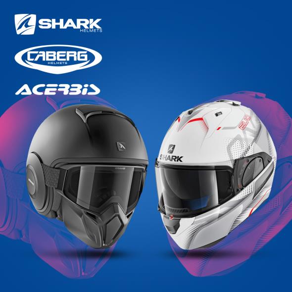 Shark, Caberg, Acerbis