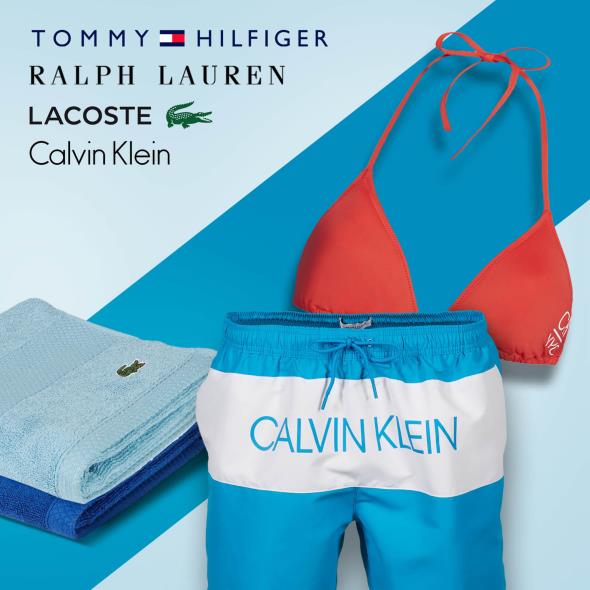 Tommy Hilfiger, Ralph Lauren, Lacoste, Calvin Klein