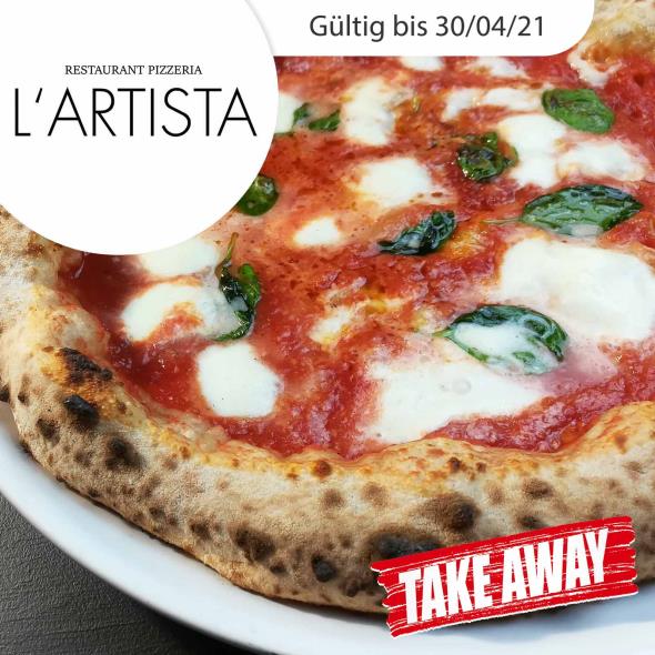 Pizza nach Wahl als Take-away