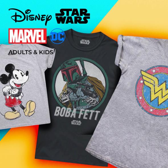 Disney, Star Wars, Marvel & DC