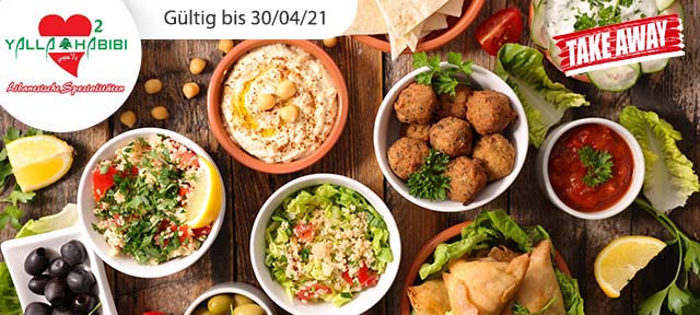 Libanesische Mezze als Take-away