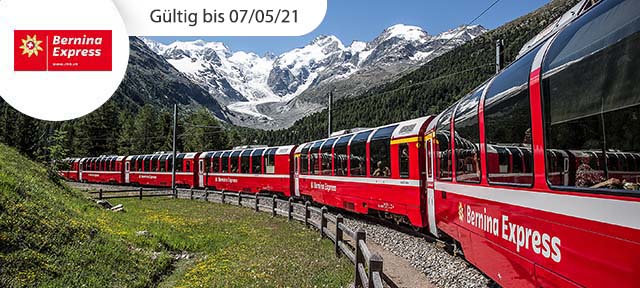 Panoramafahrt im Bernina Express