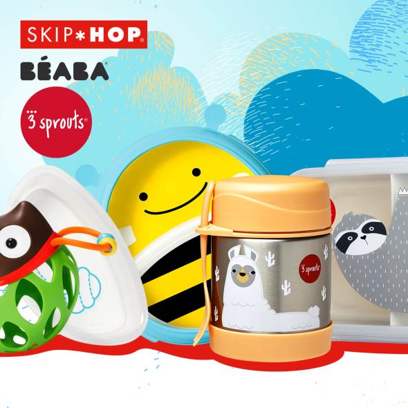SkipHop, Béaba & 3 Sprouts