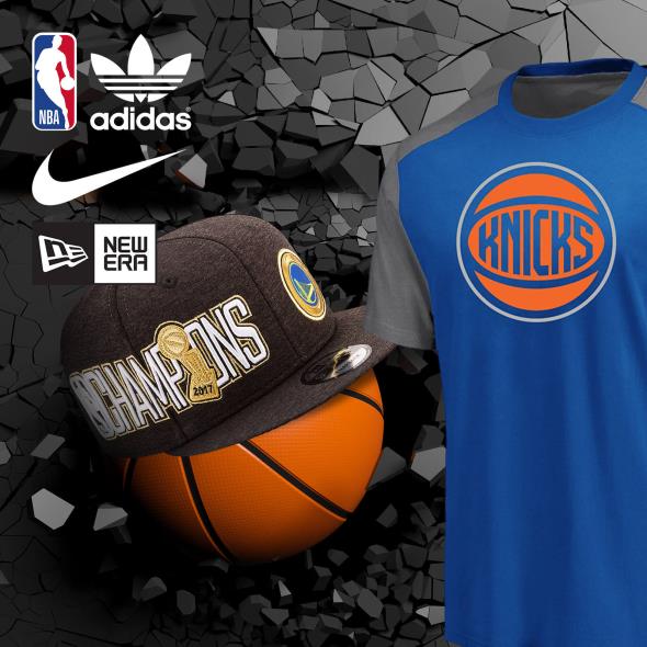 Adidas, Nike, New Era