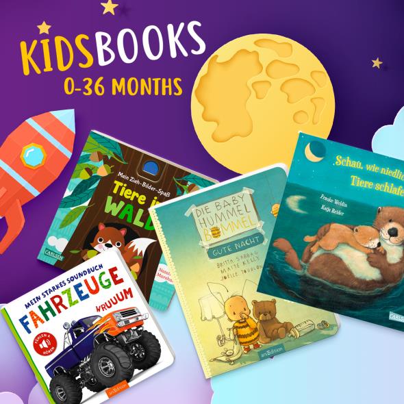 Bücher für Kinder von 0-36 Monate