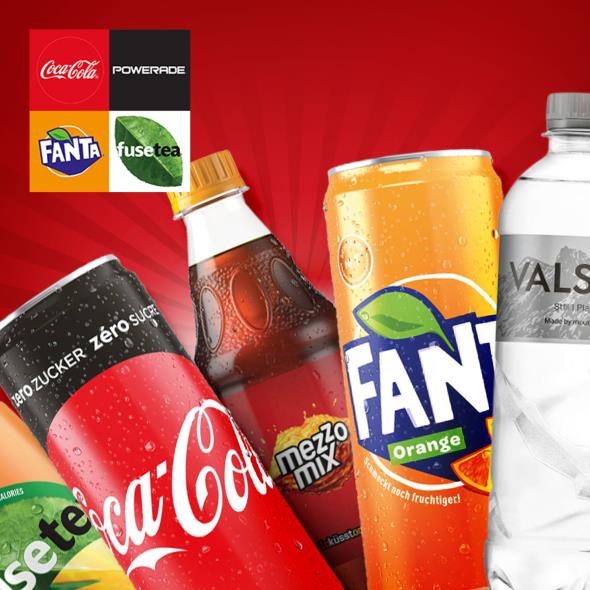 Cola - Fanta - Fusetea - Valser - Monster
