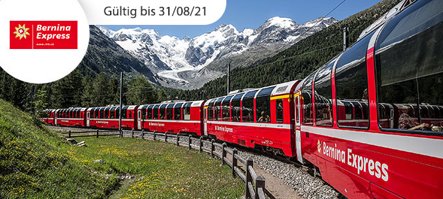 Sommerfahrt im Bernina Express