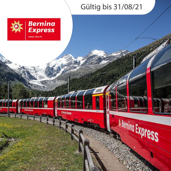 Sommerfahrt im Bernina Express
