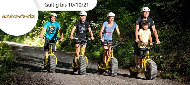 Monstertrottinett Kombi-Ticket