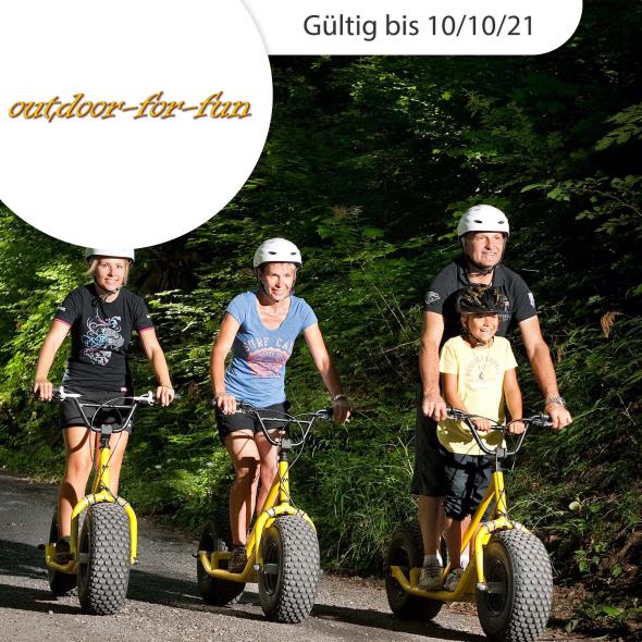 Monstertrottinett Kombi-Ticket