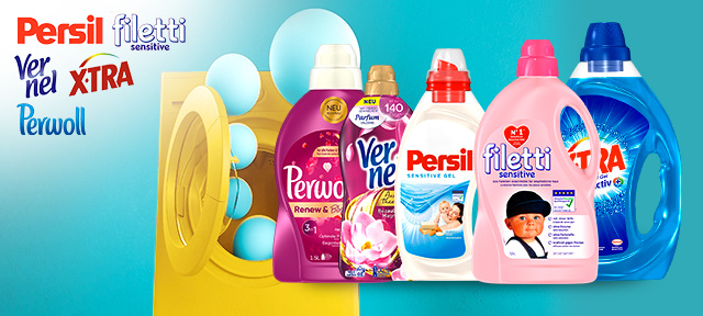 Persil, Filetti, Vernel, Xtra & Perwoll