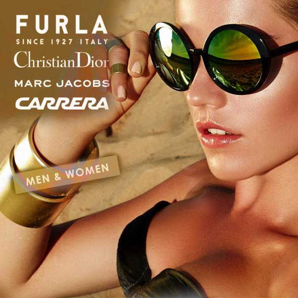 Furla, Christian Dior, Marc Jacobs & Carrera
