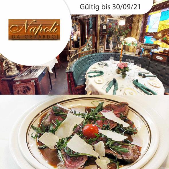 3-Gang-Menü mit Tagliata di manzo 