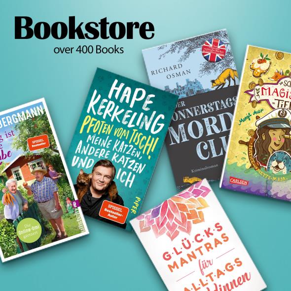 Bookstore - over 400 Books