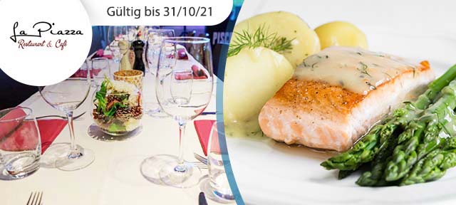 3-Gang-Menü mit Fisch 