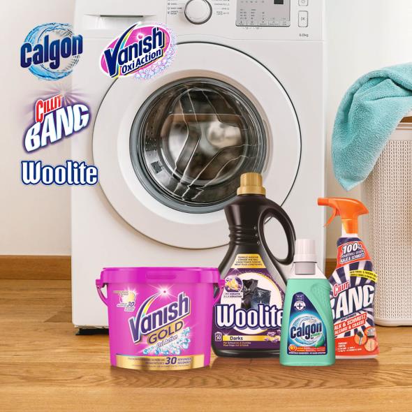 Calgon, Vanish, Cillit Bang, Woolite