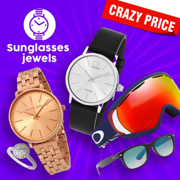 Crazy Sale Watches, Jewels & Sunglasses