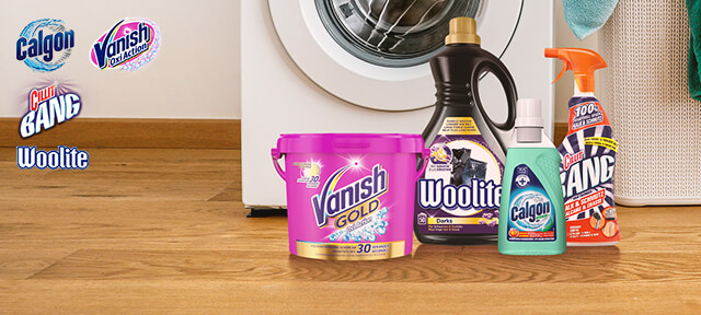Calgon, Vanish, Cillit Bang, Woolite