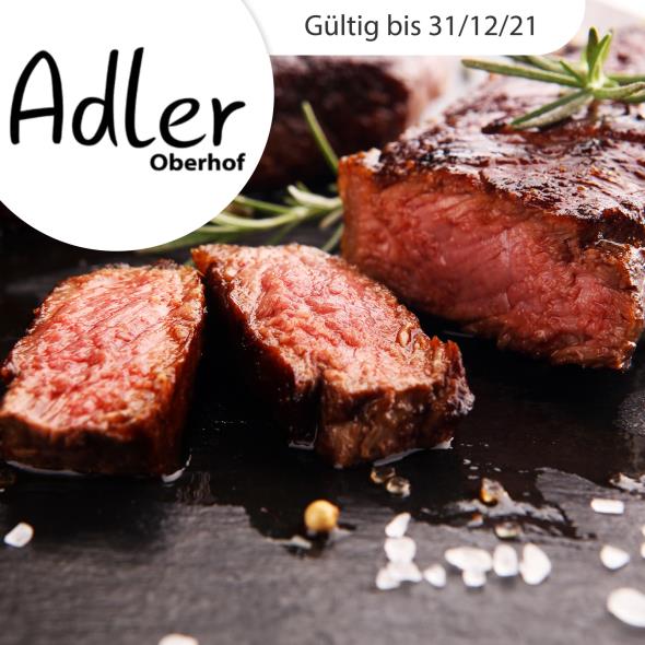 3-Gänger mit Filet oder Entrecôte