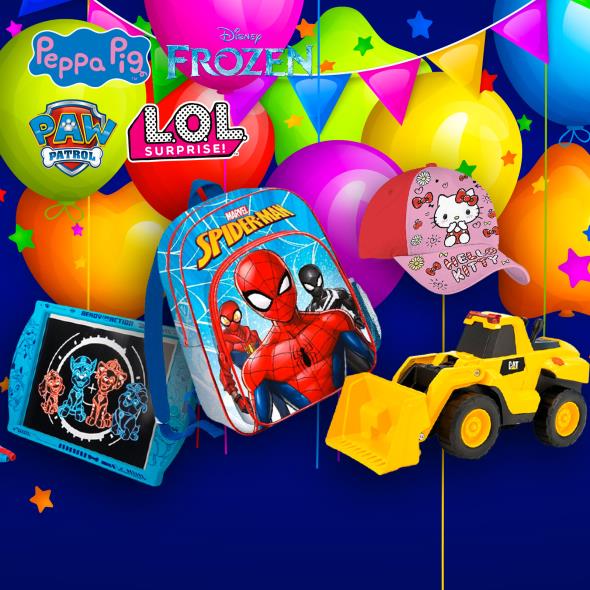 Peppa Pig, Frozen, Paw Patrol, Lol