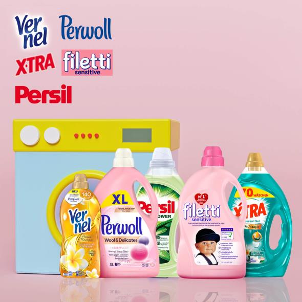 Vernel, Perwoll, X-Tra, Filetti & Persil
