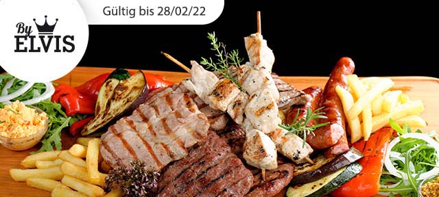 4-Gang-Menü mit Fleischplatte